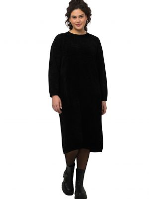 Robe en tricot Ulla Popken noir
