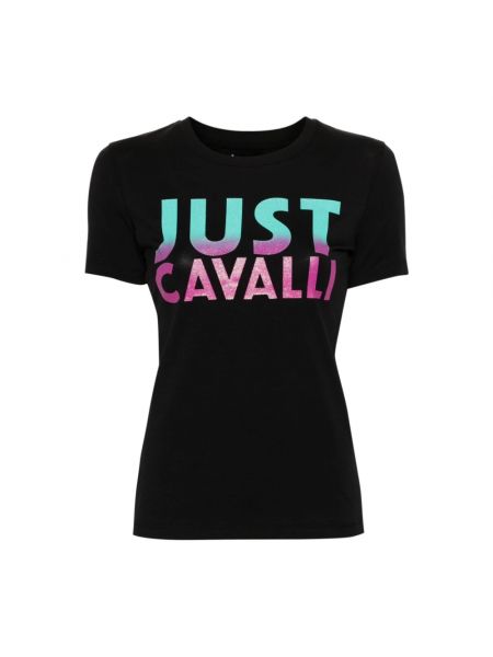Czarna koszulka Just Cavalli