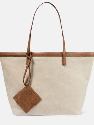Usnjena nakupovalna torba Toteme