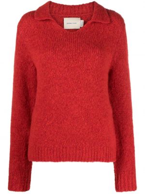 Vilnonis megztinis Paloma Wool raudona