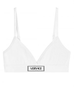 Памучен сутиен Versace бяло