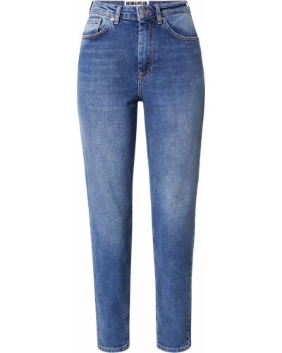 Nylonové džínsy s rovným strihom Neon & Nylon modrá