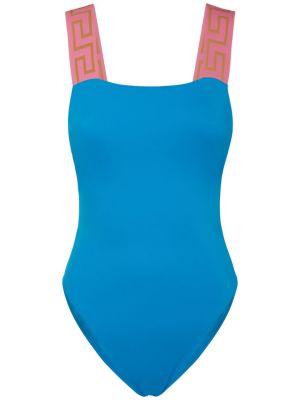 Vientisas maudymosi kostiumėlis Versace mėlyna