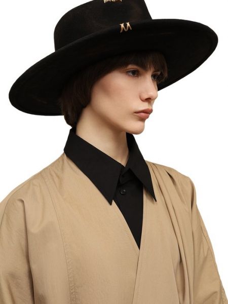 Шерстяная шляпа Cocoshnick Headdress черная