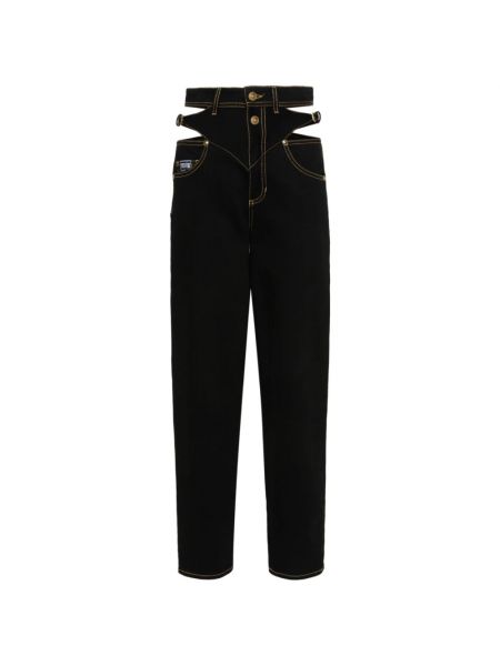 Czarne jeansy skinny Versace Jeans Couture
