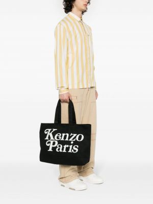 Shopper handtasche mit print Kenzo schwarz