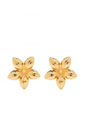 Boucles d'oreilles à fleurs Marni doré