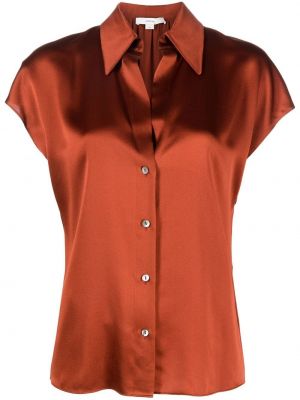 Копринена риза Vince оранжево