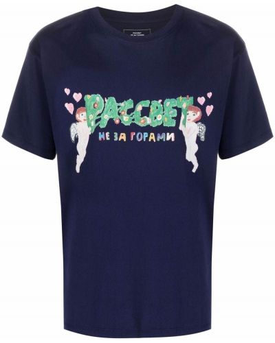 Camiseta con estampado Paccbet azul