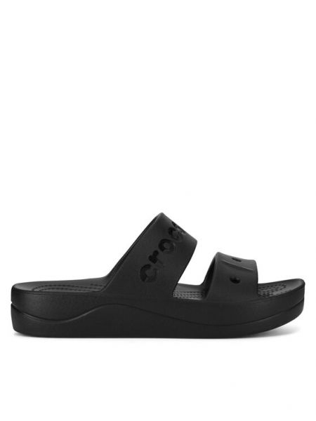Sandales à plateforme Crocs noir