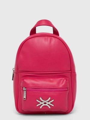 Однотонный рюкзак United Colors Of Benetton розовый