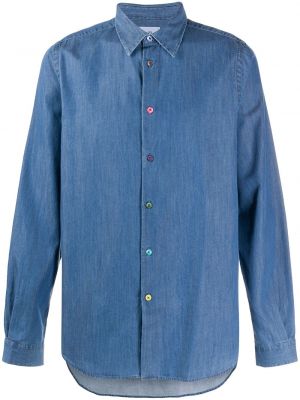 Camisa con botones Paul Smith azul