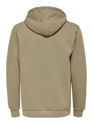 Hoodie Only & Sons marrone