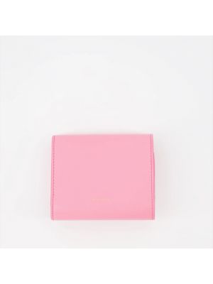 Portfel skórzany Givenchy różowy