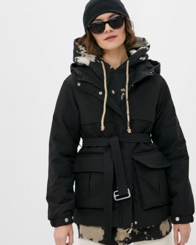 Утепленная демисезонная куртка Fadjo черная