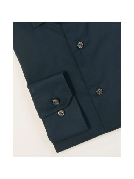 Camisa de algodón manga larga Michael Kors azul