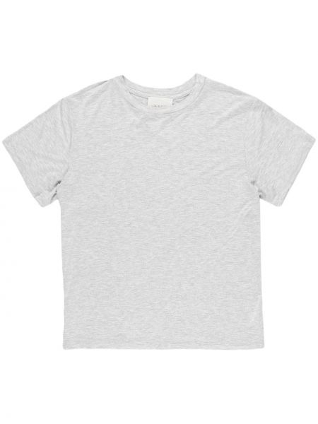Tričko s okrúhlym výstrihom Twp sivá