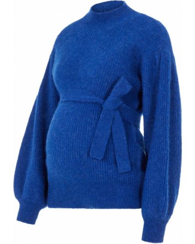 Пуловер Mama.licious синьо