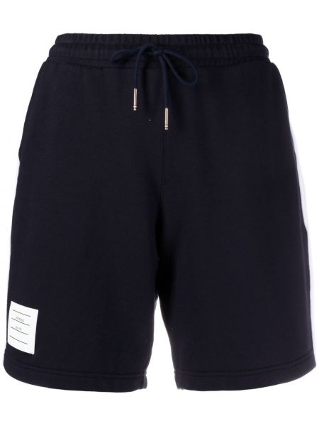 Pantalones cortos deportivos a rayas Thom Browne azul