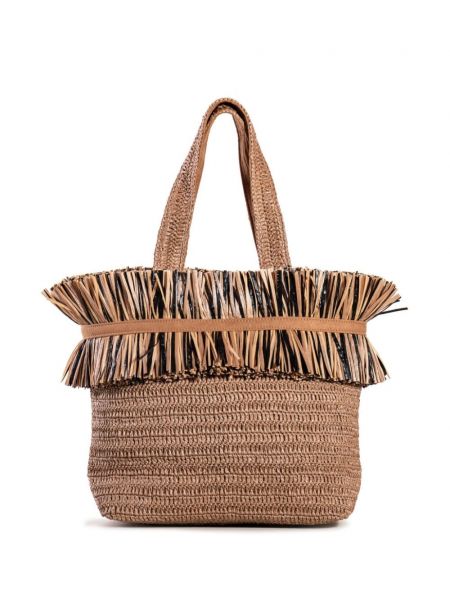 Shopping bag Nannacay brun