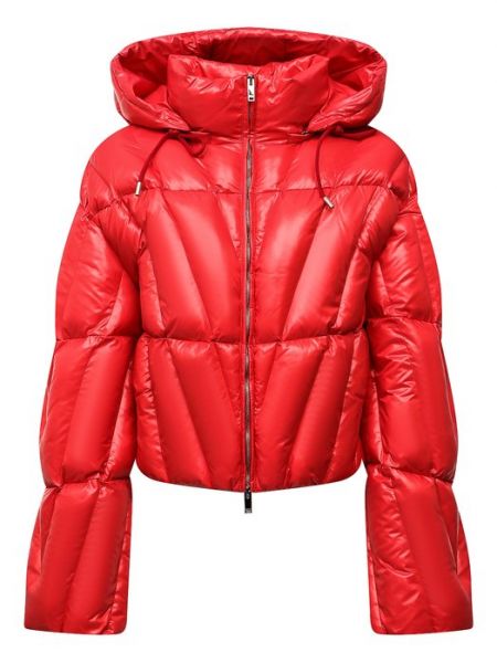 Красная утепленная куртка Valentino