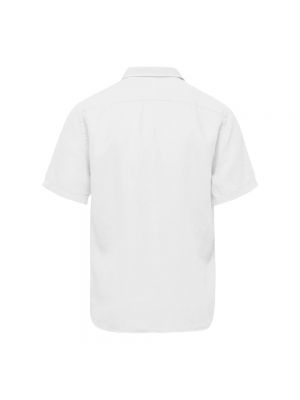 Camisa de lino Bomboogie blanco