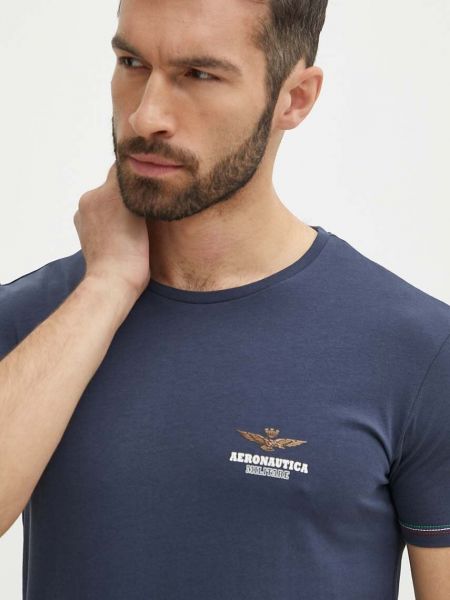 Majica kratki rukavi Aeronautica Militare plava