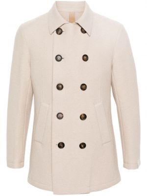 Manteau en laine Eleventy blanc