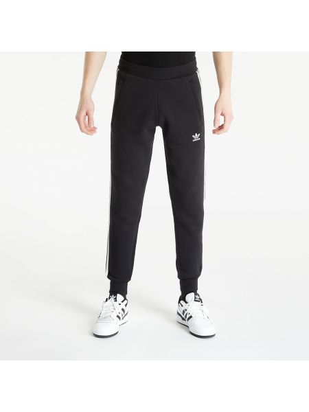 Ριγέ αθλητικό παντελόνι Adidas Originals μαύρο