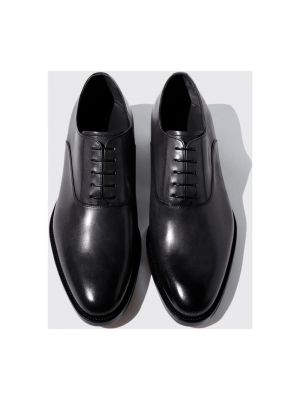 Zapatos oxford de cuero Scarosso negro