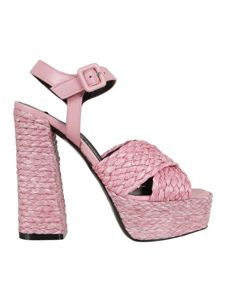 Różowe sandały Sergio Rossi