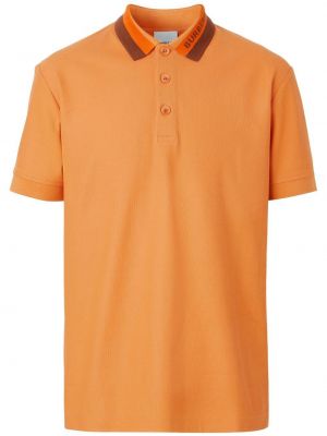 Поло тениска Burberry оранжево