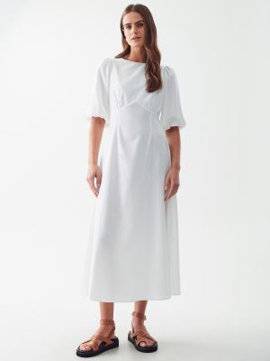 Košeľové šaty Calli biela