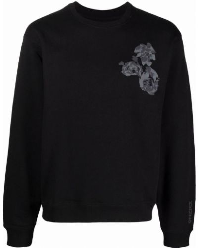 Jersey de flores con estampado de tela jersey Kenzo negro