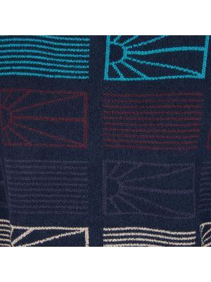 Dzianinowy sweter Rassvet niebieski