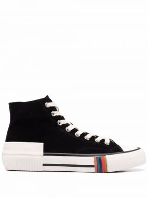 Stripete sneakers Paul Smith svart