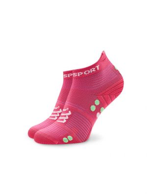 Чорапи Compressport розово