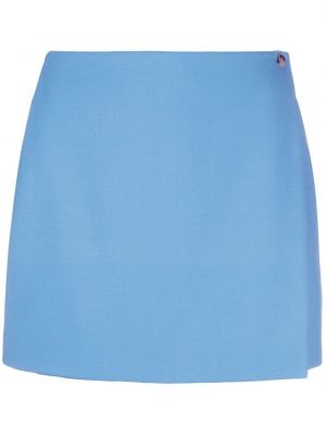 Vlnené šortky Nanushka modrá