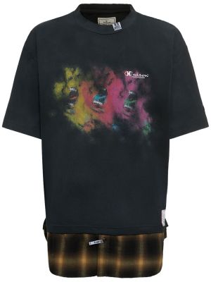Džerzej bavlnené tričko Mihara Yasuhiro čierna