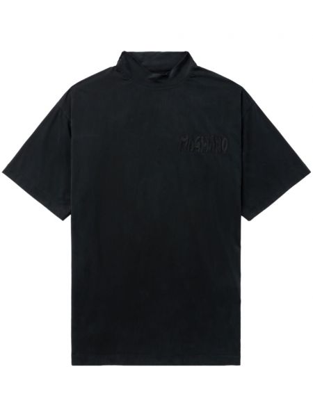Aksamitna koszulka Magliano czarna