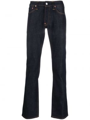 Slim fit skinny jeans mit print Evisu blau
