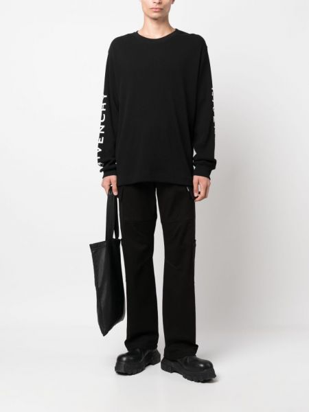 Raštuotas džemperis Givenchy juoda
