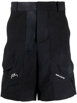 Pantaloni scurți cu imagine A-cold-wall* negru