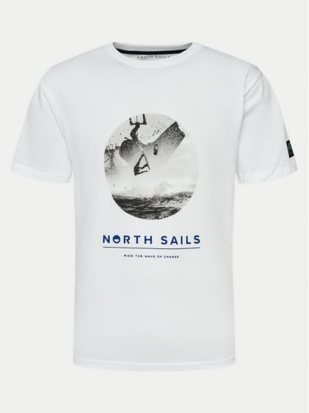 Priliehavé tričko North Sails biela