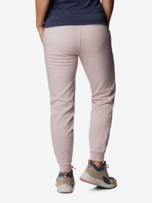 Pantaloni sport din fleece Columbia roz