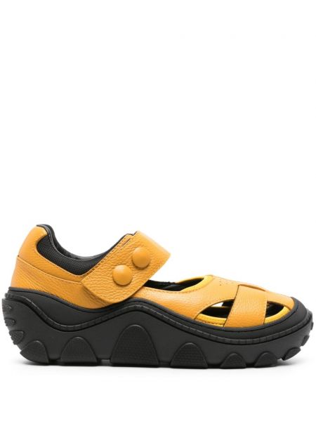 Kožené sandále Kiko Kostadinov žltá