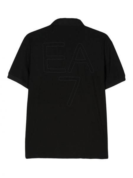 Polo krekls Ea7 Emporio Armani melns