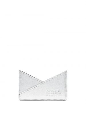 Usnjena denarnica Mm6 Maison Margiela srebrna