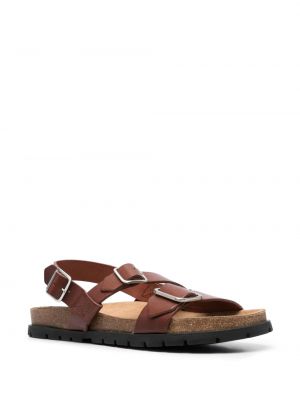 Sandales en cuir A.p.c. marron