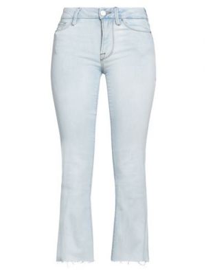 Pantalones de algodón Frame azul